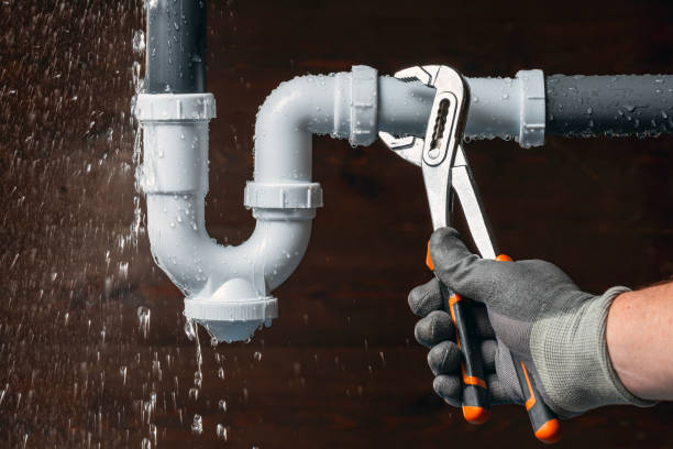 Professional Emergency Plumber technician working in Wampum, PA